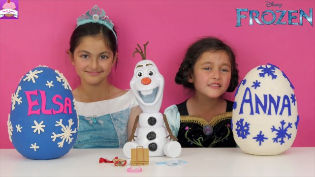 Real Elsa and Anna FROZEN PLAY DOH SURPRISE EGGS opening! Shopkins Toys