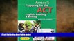 READ book Preparing for the ACT English, Reading   Writing - Student Edition Robert Postman Dr