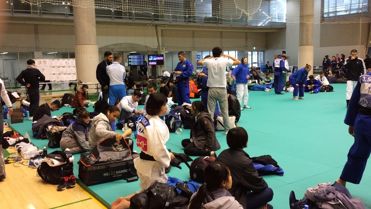 Grand Chelem de Tokyo 2016 - Echauffement/Warm area