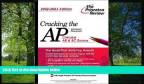 FAVORIT BOOK Cracking the AP Calculus AB   BC, 2002-2003 Edition (College Test Prep) David Kahn