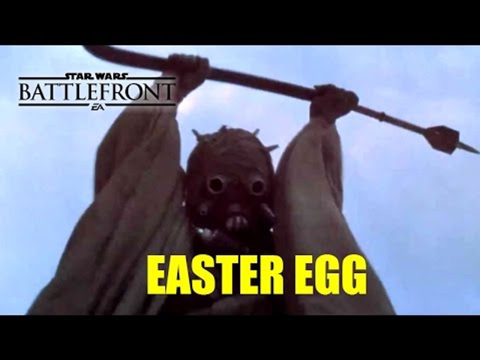 Tusken Raider 'Sand People' Easter Egg in New Star Wars: Battlefront BETA - Survival Easter Egg