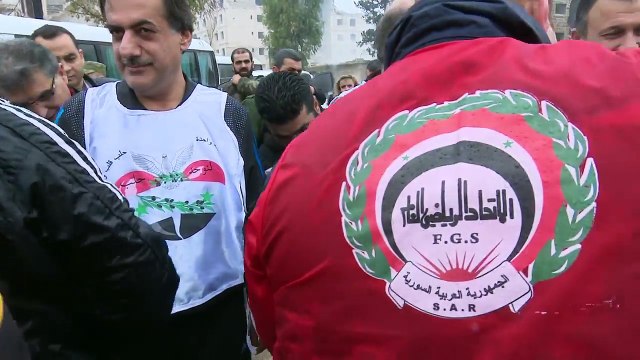 В Алеппо русские офицеры приняли участие в «Эстафете Мира»