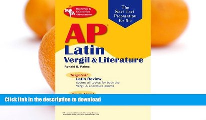 FAVORITE BOOK  AP Latin Vergil and Literature Exams (REA) The Best Test Prep for the AP Vergil