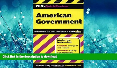 READ  CliffsQuickReview American Government (Cliffs Quick Review (Paperback)) FULL ONLINE