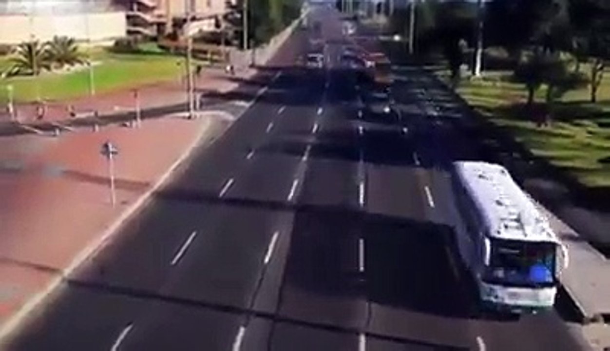 Mind Blowing Super hero on road