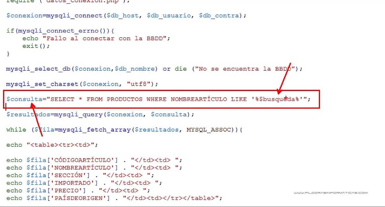 47.Curso PHP MySQL. Inyección SQL I.
