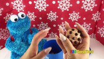 COUNTING with Cookie Monster Learn to Count 1-10 for Kids Feed Cookie Monster Toys Food Playset