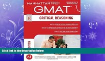 FAVORIT BOOK GMAT Critical Reasoning (Manhattan Prep GMAT Strategy Guides) Manhattan Prep BOOK