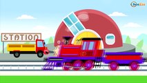 Trains Cartoons for Children - Choo Choo Train - Learn Shapes, Colors and Counting | Video for Kids