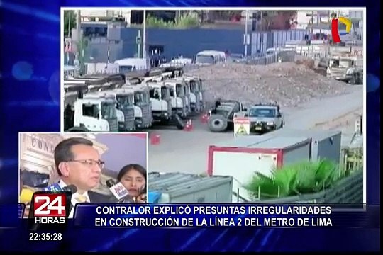 Contralor explica presuntas irregularidades en construcción de Línea 2