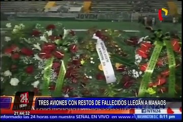 Chapecoense: aviones con restos de los fallecidos llegan a Manaos