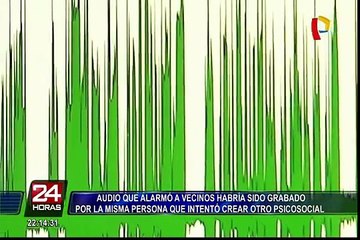 Audio generó histeria colectiva en vecinos de Huaycán
