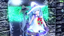 [60fps Full風] The Snow White Princess is 白い雪のプリンセスは - Hatsune Miku 初音ミク DIVA Arcade English Romaji