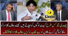 Chaudhry Nisar Saves Corrupt People - Rauf Klasra Explaining