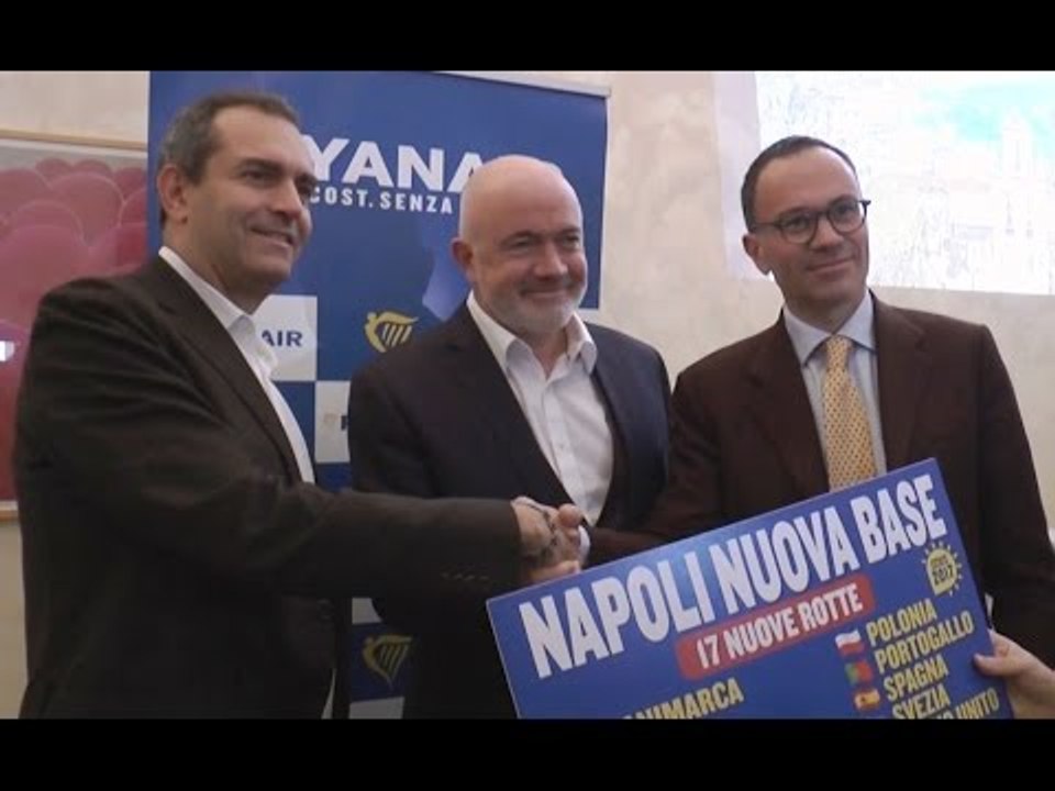 Napoli - Ryanair lancia le tariffe low cost da Capodichino: a partire da 19,99 euro (02.12.16)