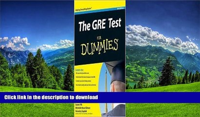 Pre Order The GRE Test For Dummies 6th (sixth) edition Text Only Suzee Vlk Full Book