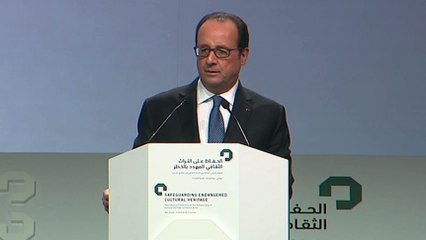 Discours à l'issue de la Conférence internationale d’Abou Dabi sur le patrimoine en péril