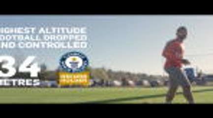 Walcott's world record ball control from altitude