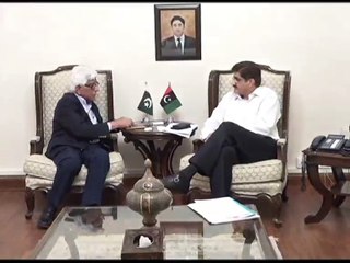 CM Sindh Syed Murad Ali Shah meets Dr Adeeb Rizvi (2 nov 2016)