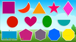#Shapes │ Shapes For Kids │ #LearningShapes │ Shapes collection By Kids Rhyme School