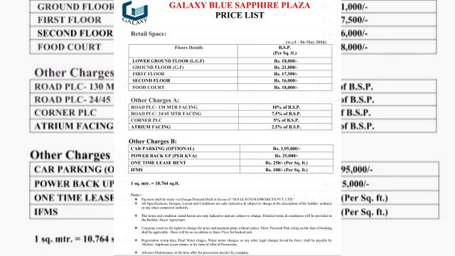 Galaxy Blue Sapphire Business Needs For Commercial Spaces