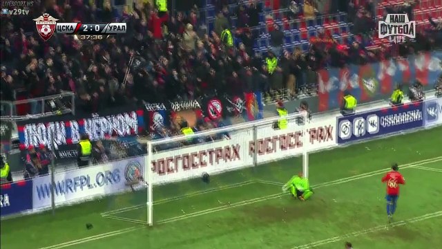 3-0 Bibras Natkho Penalty Goal Russia Premier Liga - 03.12.2016 CSKA Moscow 3-0 FK Ural