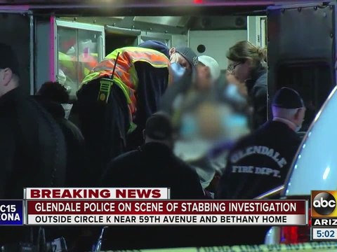 Glendale police respond to stabbing near 59th Avenue and Bethany Home Road