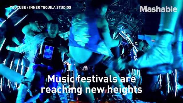 Desperados just gave the world its first zero gravity music festival by Mashable