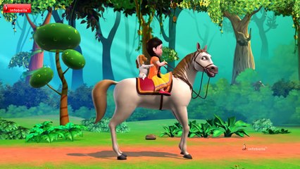 Chal Chal Gurram | Telugu Rhymes for Children | Infobells