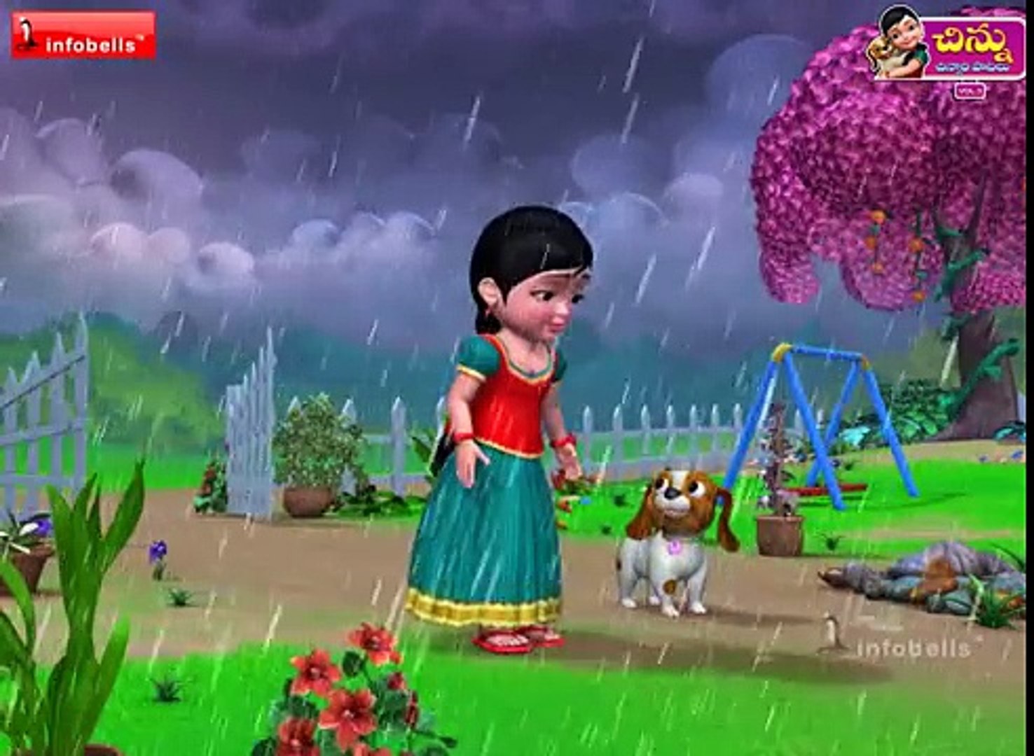 The Rain Song   Chinnu Telugu Rhymes for Children   Infobells ... Neu