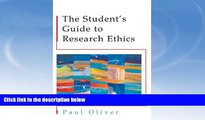 Best Price The Students  Guide to Research Ethics Paul Oliver For Kindle