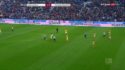 1-0 Levent Ayçiçek Goal Germany  2.Liga - 03.12.2016 TSV 1860 Munich 1-0 Dynamo _HD