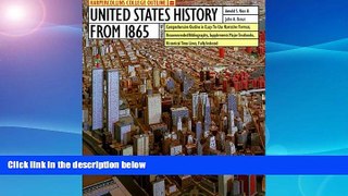 Best Price HarperCollins College Outline United States History from 1865 (Harpercollins College