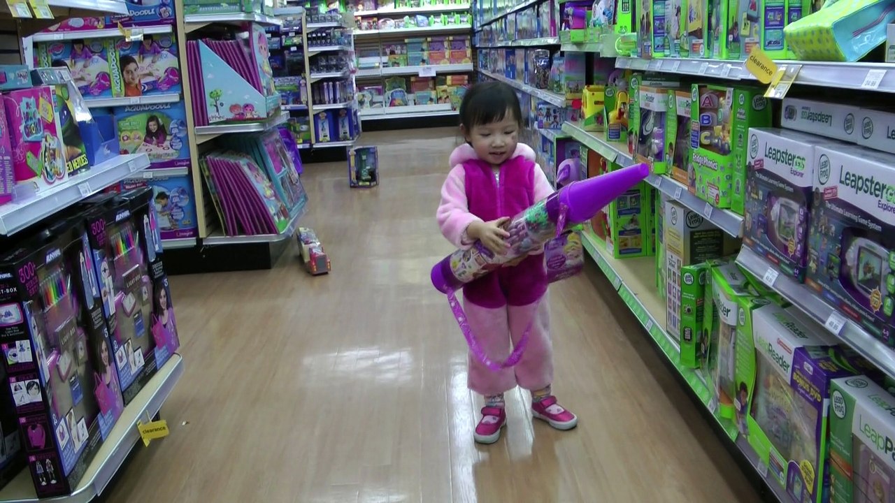 Girl Holding A Giant Crayon