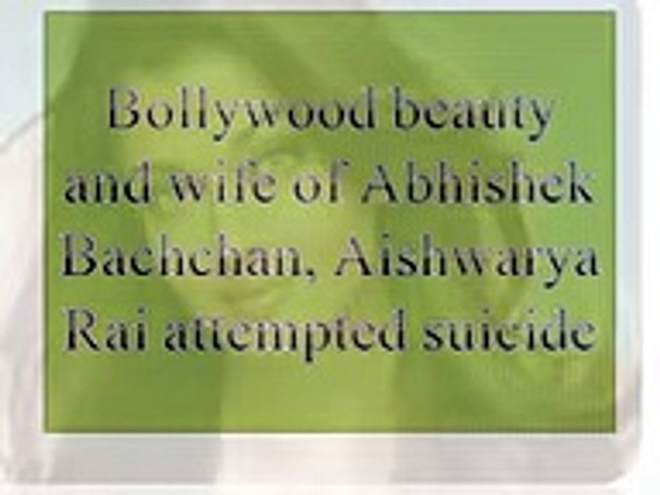 Aiswarya Rai Bachan commits suicide Video leak