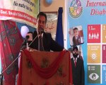 Muhammad Ali Randhawa   DCO Hafiz Abad Special speech at World Disability Day