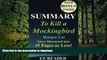 EBOOK ONLINE Summary - To Kill a Mockingbird: Novel By Harper Lee -- Story Shortened into 35 Pages