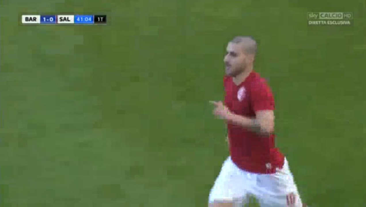 Giuseppe De Luca Goal - FC Bari 1-0 Salernitana Calcio - (03/12/2016)