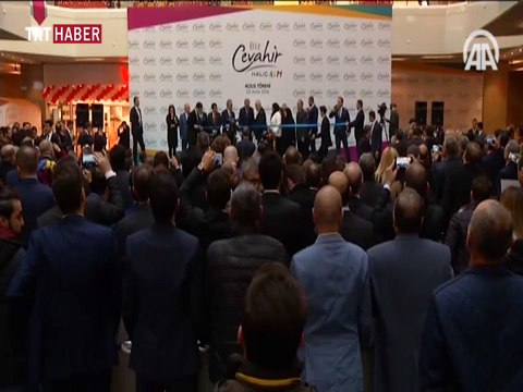 Erdoğan, Biz Cevahir Haliç Avm açılış törenine katıldı