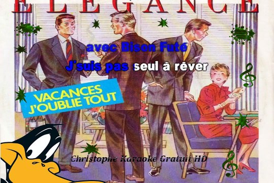 Élégance - Vacances j oublie tout KARAOKE / INSTRUMENTAL