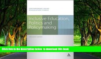 {BEST PDF |PDF [FREE] DOWNLOAD | PDF [DOWNLOAD] Inclusive Education, Politics and Policymaking