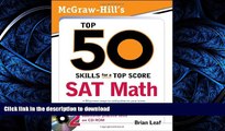 FAVORIT BOOK McGraw-Hill s Top 50 Skills for a Top Score: SAT Math READ EBOOK
