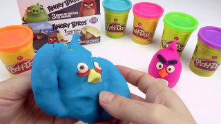 Huevo Sorpresa de Angry Birds en Español de Plastilina Play Doh