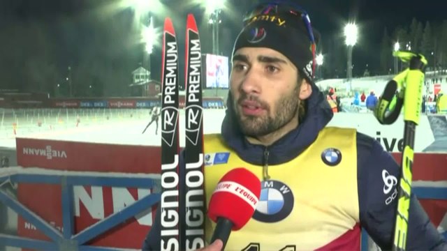 Biathlon - CM (H) - Östersund : Martin Fourcade «Content de m'en sortir comme ça»