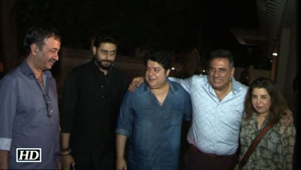 Abhishek Farah Sajid and Rajkumar Hirani made Boman day