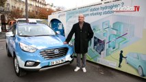 Des taxis cracheurs d’eau roulent dans Paris