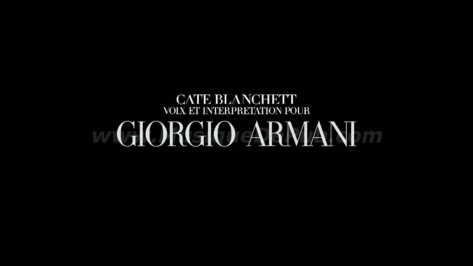 giorgio armani si music