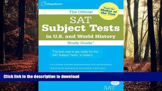 FAVORIT BOOK The Official SAT Subject Tests in U.S.   World History Study Guide (Official Sat