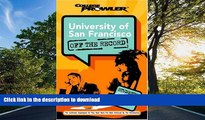 Pre Order University of San Francisco: Off the Record (College Prowler) (College Prowler: