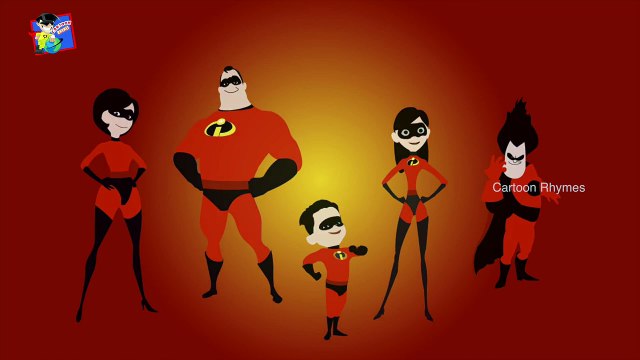 Super Heroes Finger Family | The Incredibles Family Finger Family | Nursery Rhymes for Children